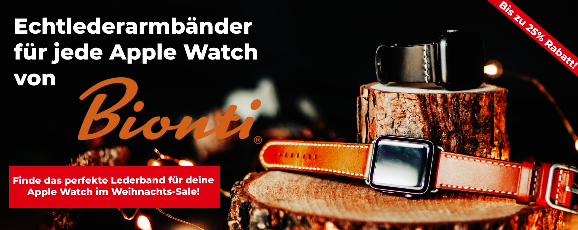 Bionti Armbänder für die Apple Watch